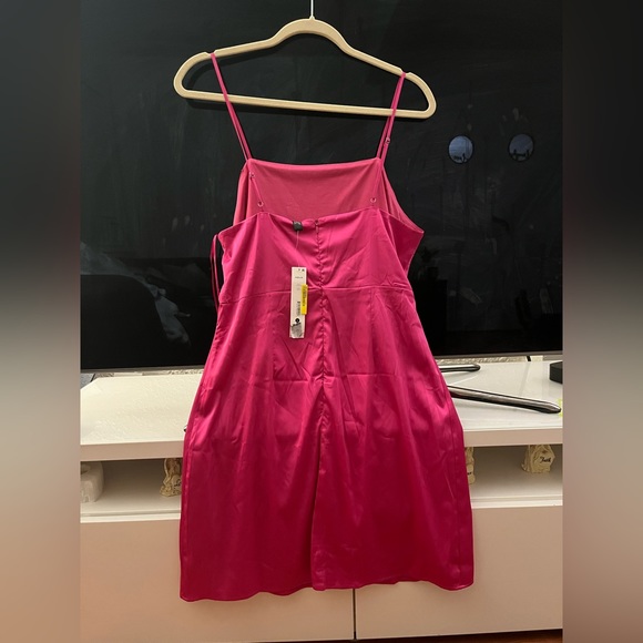 NWT Satin Strap Dress - Picture 4 of 7
